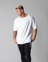 Standard Logo Vintage Big T-shirts - White old