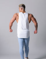 LÝFT Flag Athletic Fit Tanktop - White