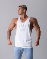 LÝFT Flag Athletic Fit Tanktop - White