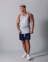 LÝFT Flag Athletic Fit Tanktop - Grey