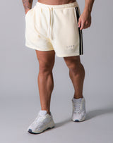 LÝFT 2 Line Sweat Shorts - Champagne