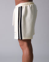 LÝFT 2 Line Sweat Shorts - Champagne
