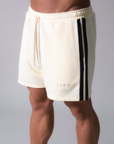 LÝFT 2 Line Sweat Shorts - Champagne
