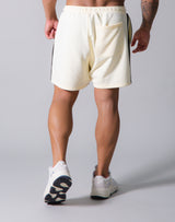 LÝFT 2 Line Sweat Shorts - Champagne