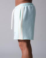 LÝFT 2 Line Sweat Shorts - Mint