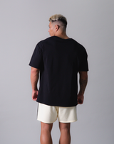 LÝFT Y Logo Big T-Shirt - Black
