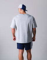 LÝFT Y Logo Big T-Shirt - Grey
