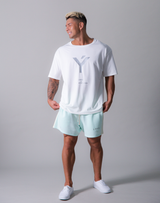 LÝFT Y Logo Big T-Shirt - White