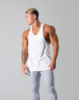 Round Separate Training Tanktop - White