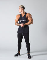 Round Separate Training Tanktop - Black