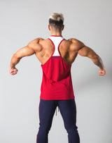 Round Separate Training Tanktop - Red