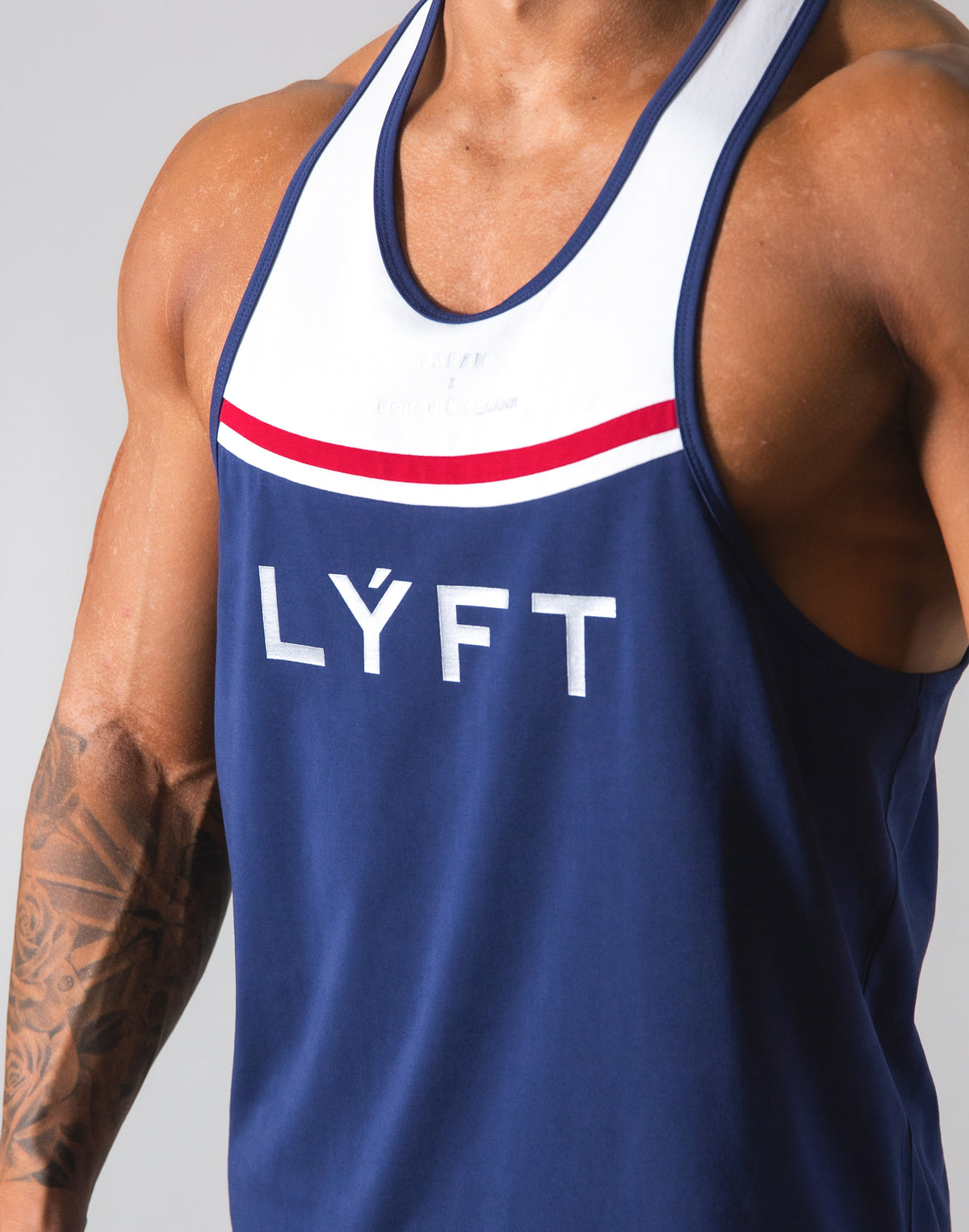 Round Separate Training Tanktop - Navy