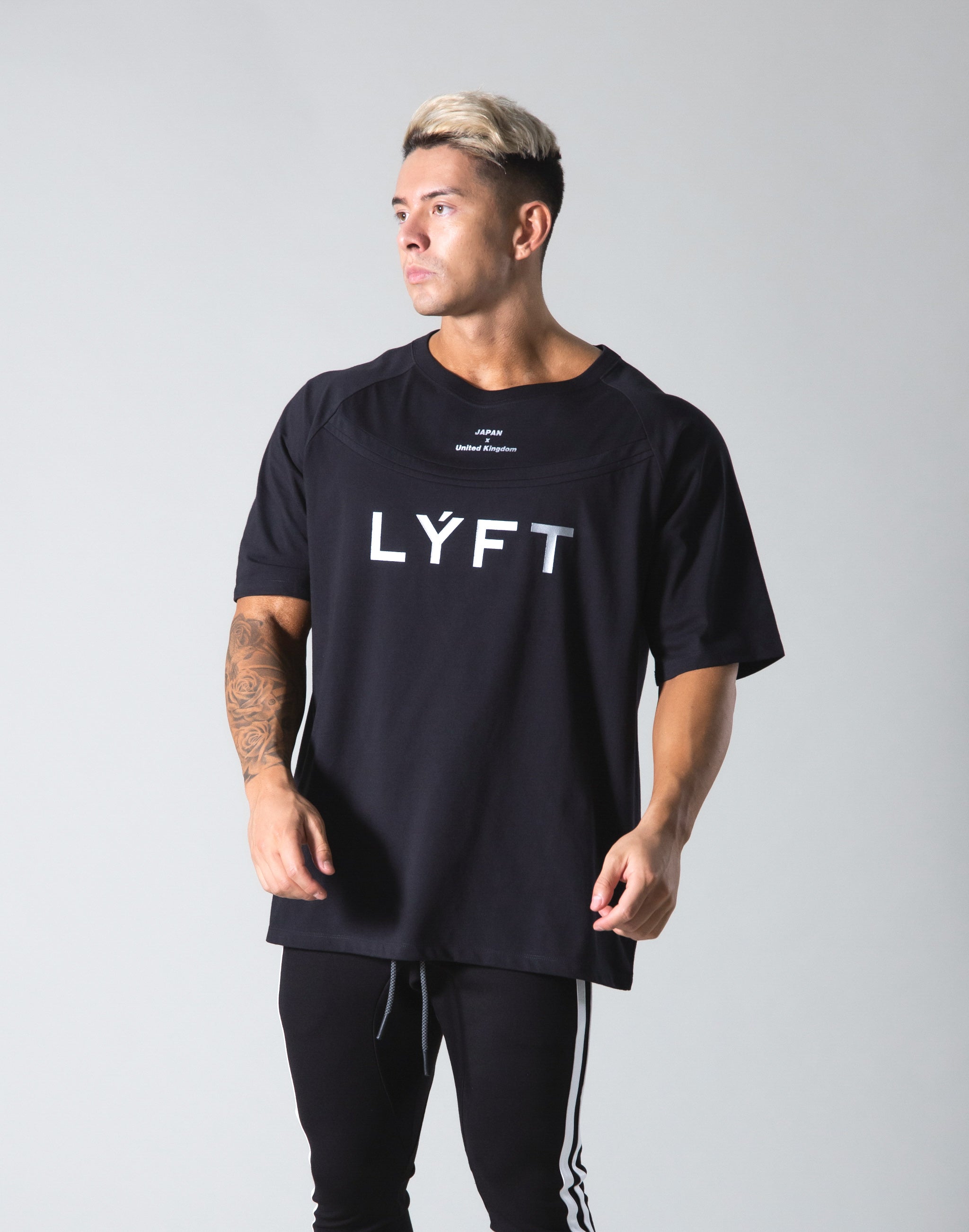 Round Separate Big T-shirts - Black – LÝFT