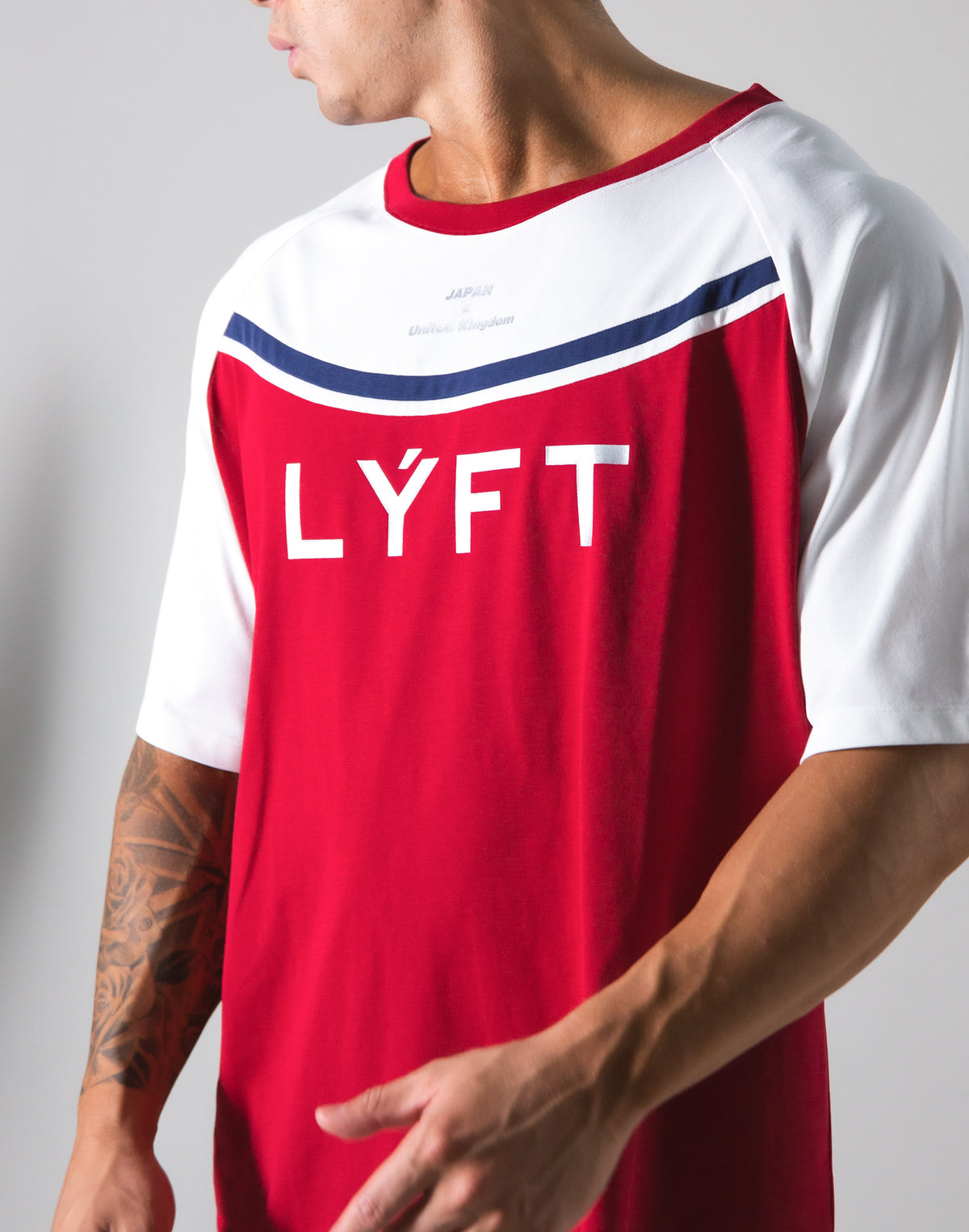 Round Separate Big T-shirts - Red