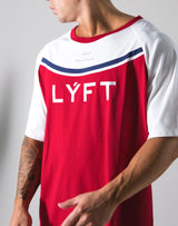 Round Separate Big T-shirts - Red