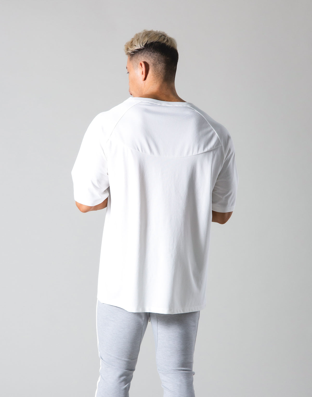 Round Separate Big T-shirts - White