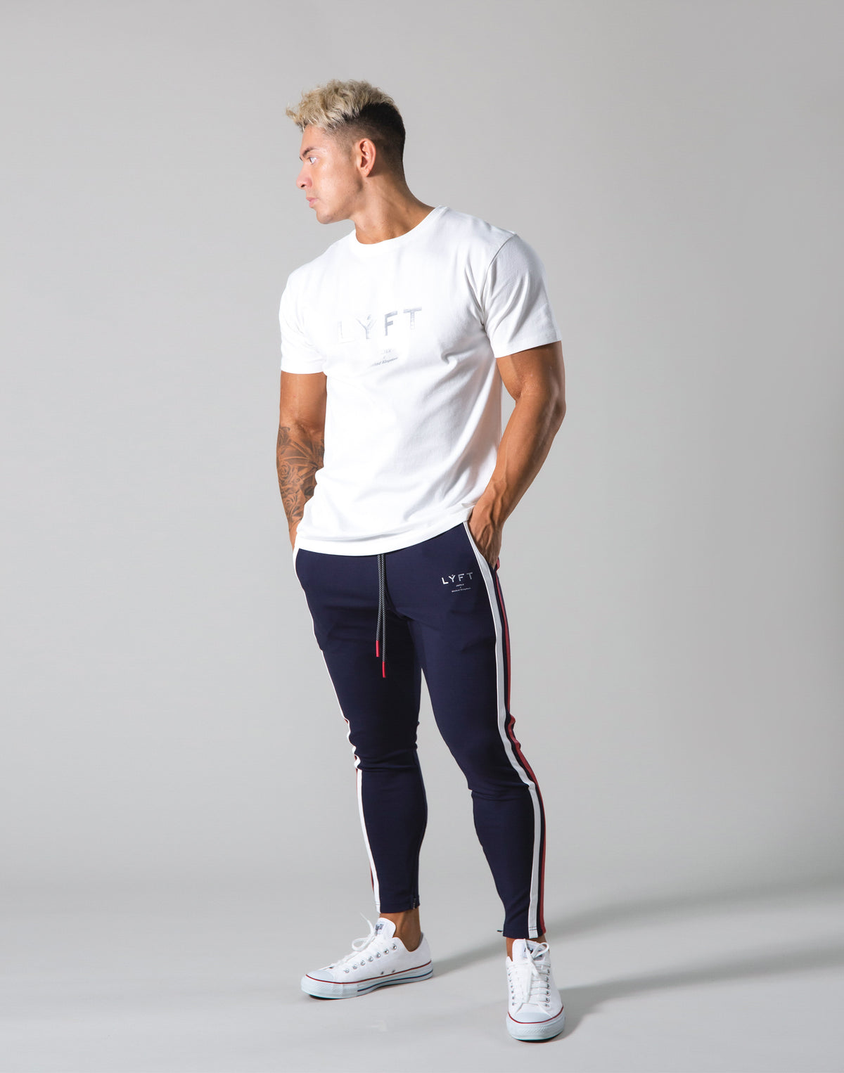 LÝFT Logo Standard T-Shirt - White