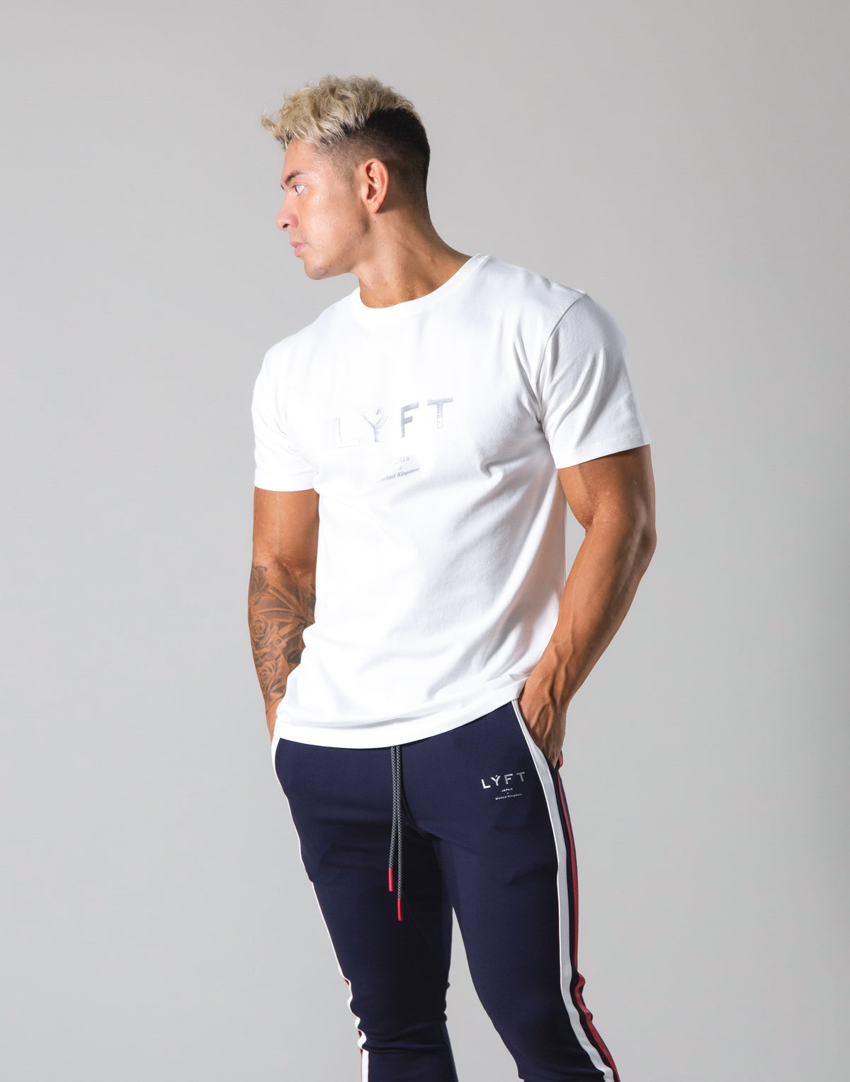 LÝFT Logo Standard T-Shirt - White
