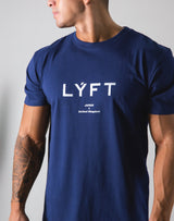 LÝFT Logo Standard T-Shirt - Navy