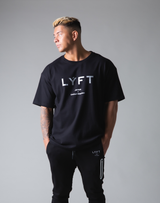 LÝFT Logo Big T-Shirt - Black
