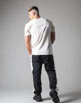 LÝFT Metallic Reflector Logo Standard T-Shirt - Off White