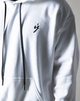 Script Logo Pullover Hoodie - White