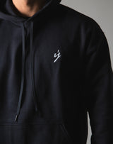 Script Logo Pullover Hoodie - Black