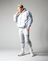 Script Logo Pullover Hoodie - Grey