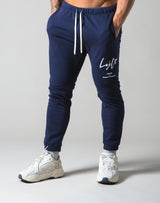 Script Logo Sweat Pants - Navy