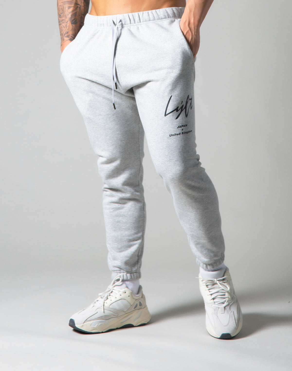 Script Logo Sweat Pants - Grey