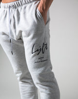Script Logo Sweat Pants - Grey