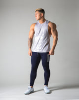 Silver Lion Mesh Tanktop - Grey
