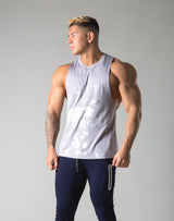 Silver Lion Mesh Tanktop - Grey