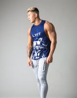 Silver Lion Mesh Tanktop - Navy