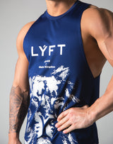 Silver Lion Mesh Tanktop - Navy
