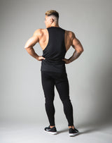 Silver Lion Mesh Tanktop - Black