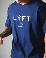 LÝFT Logo Big T-Shirt - Navy
