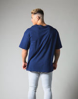 LÝFT Logo Big T-Shirt - Navy