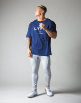 LÝFT Logo Big T-Shirt - Navy