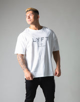LÝFT Logo Big T-Shirt - White