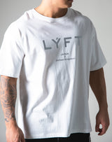 LÝFT Logo Big T-Shirt - White