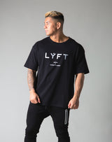 LÝFT Logo Big T-Shirt - Black