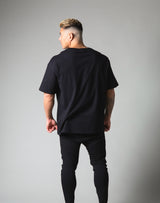 LÝFT Logo Big T-Shirt - Black