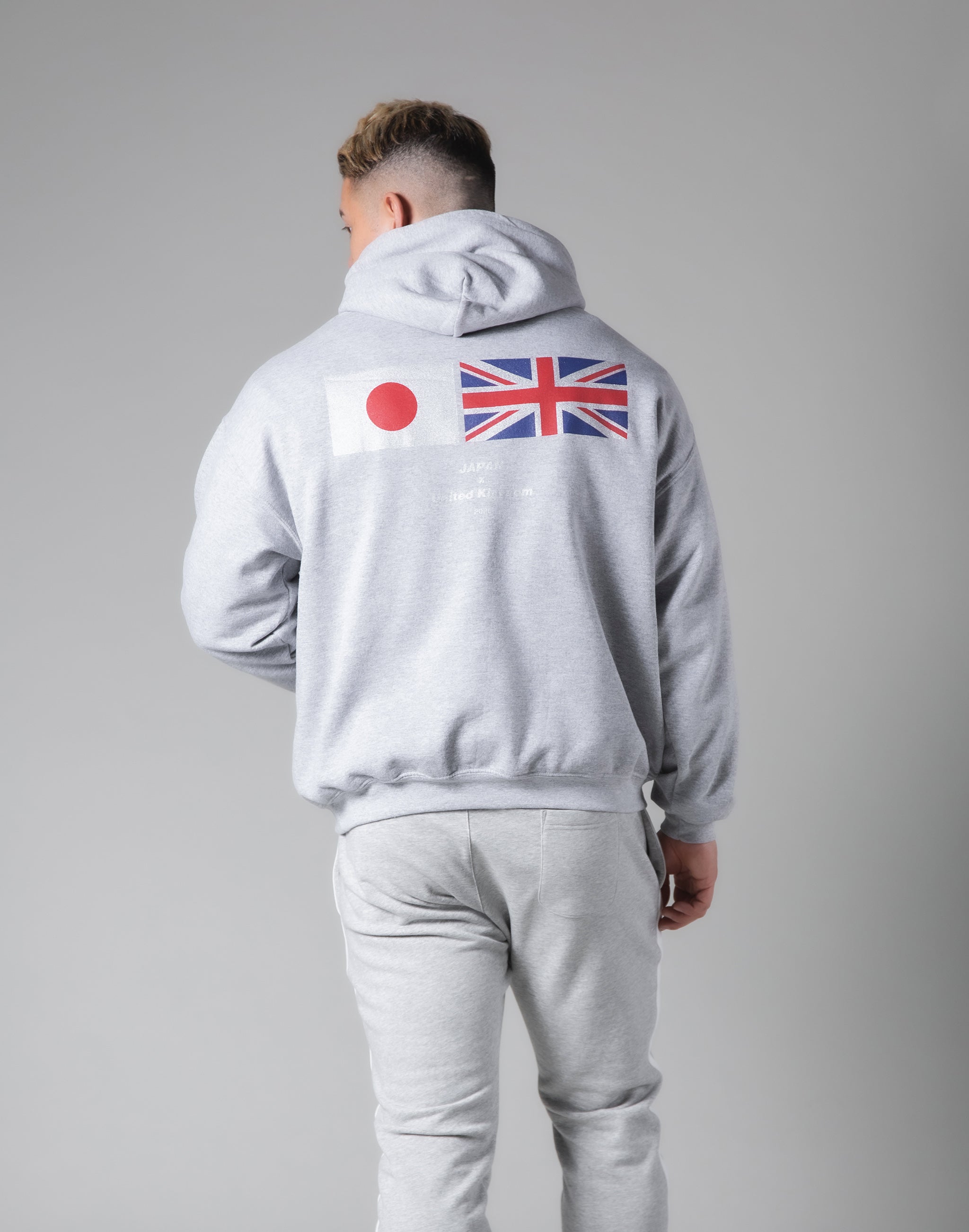 Silver Flag Pullover Hoodie - Grey – LÝFT