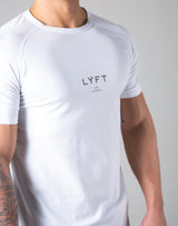 Slim Fit Raglan T-Shirt - White