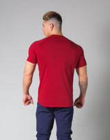 Slim Fit Raglan T-Shirt - Red