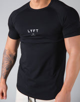 Slim Fit Raglan T-Shirt - Black