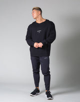 Silver Flag Long Sleeve T-Shirt - Black