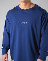 Silver Flag Long Sleeve T-Shirt - Navy