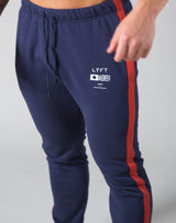 One Line Sweat Pants - Navy